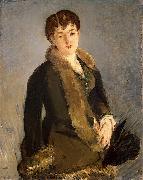 Edouard Manet Isabelle Lemonnier le Chapeau a la Main oil painting reproduction